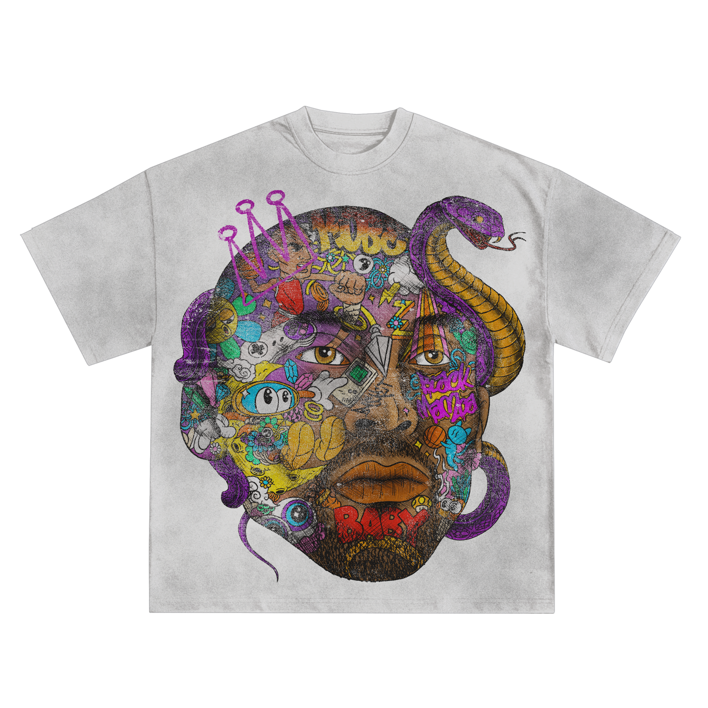 Kobe Bryant Black Mamba Oversized Shirt in Black or White