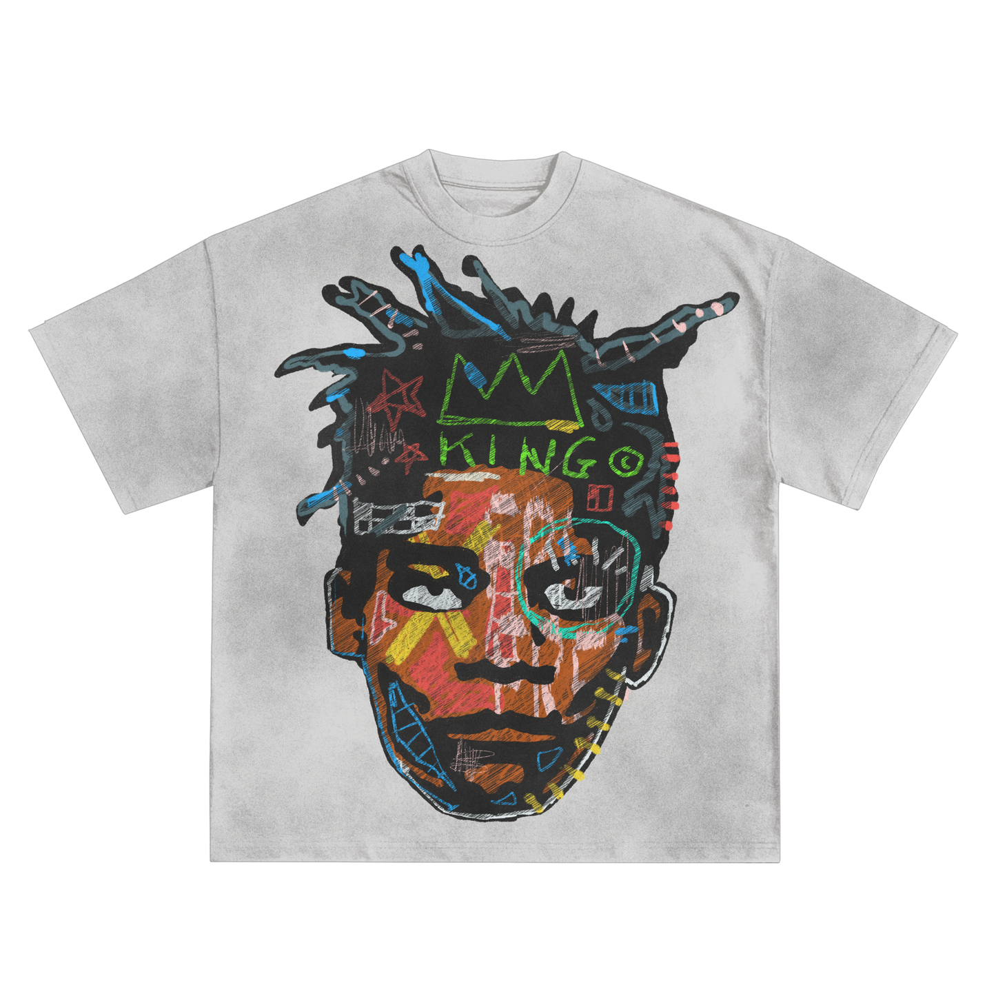 Basquiat Relaxed T-Shirt in Black or White