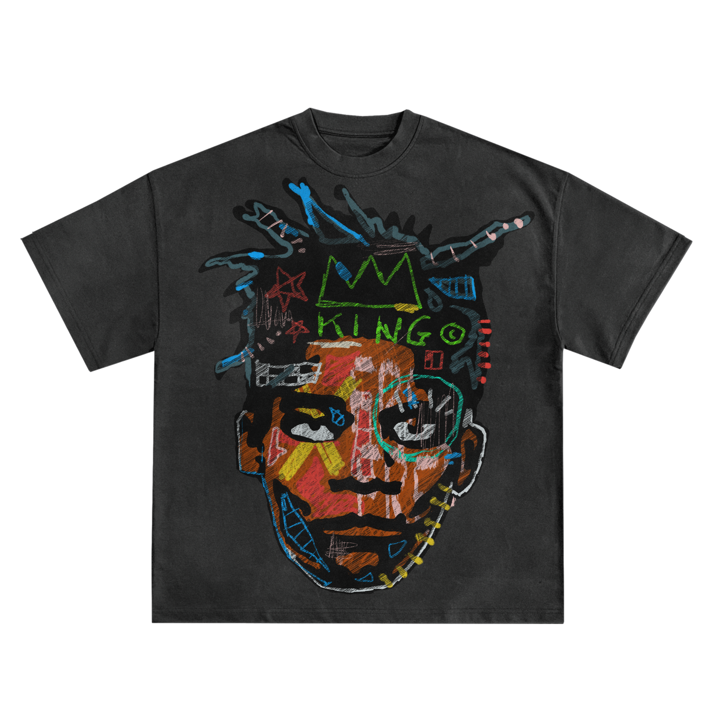 Basquiat Relaxed T-Shirt in Black or White