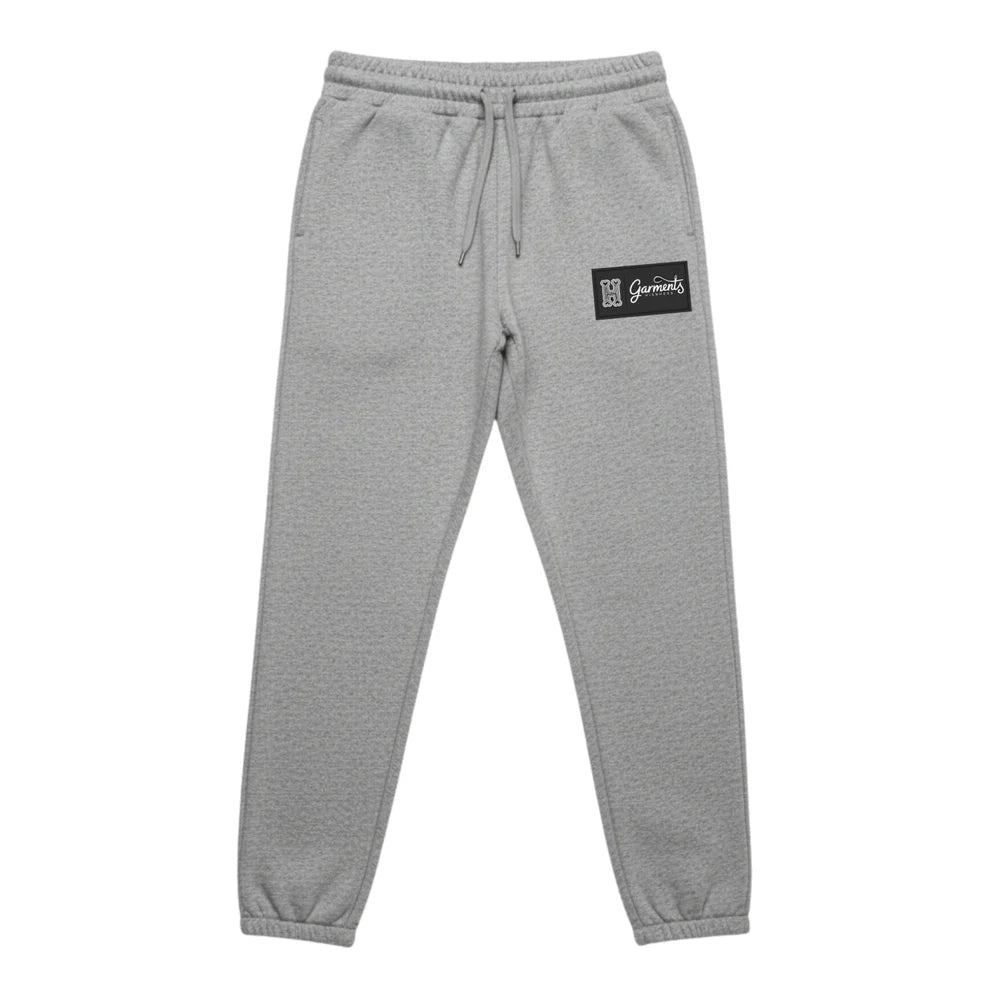 GARMENTS BY HISNHERS REGULAR FIT HOODIE/JOGGER SET IN ATHLETIC HEATHER