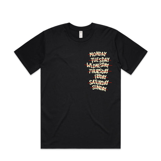 I AM NOT FOR THE WEAK 24/7 SHIRT IN BLACK