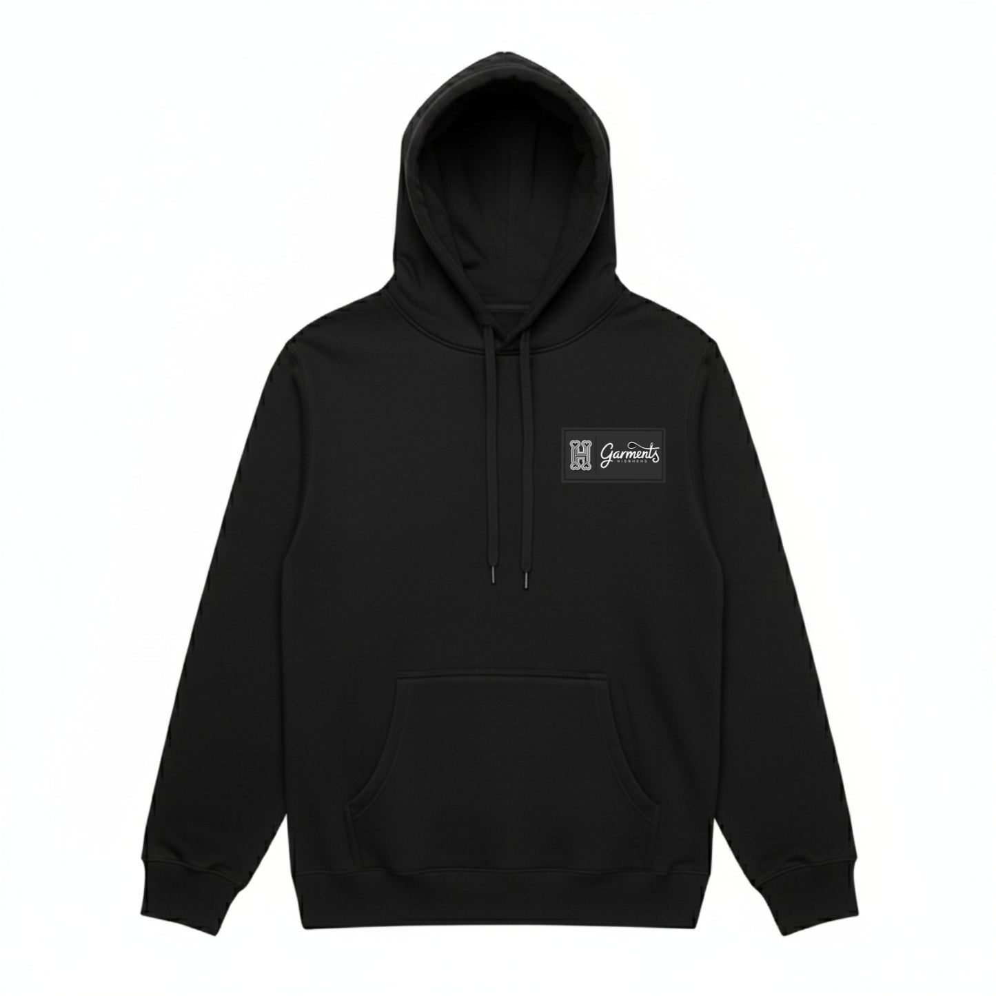 GARMENTS BY HISNHERS REGULAR FIT HOODIE IN BLACK