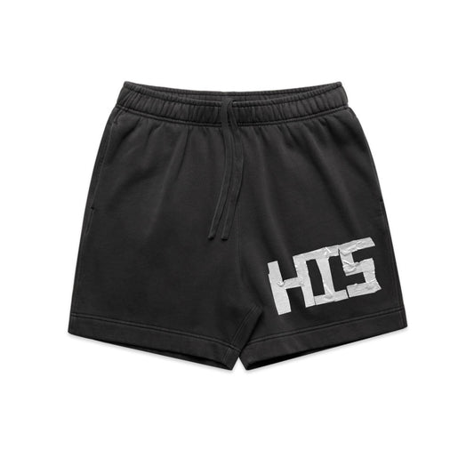 HIS TAPED WITH LOVE SHORT IN BLACK