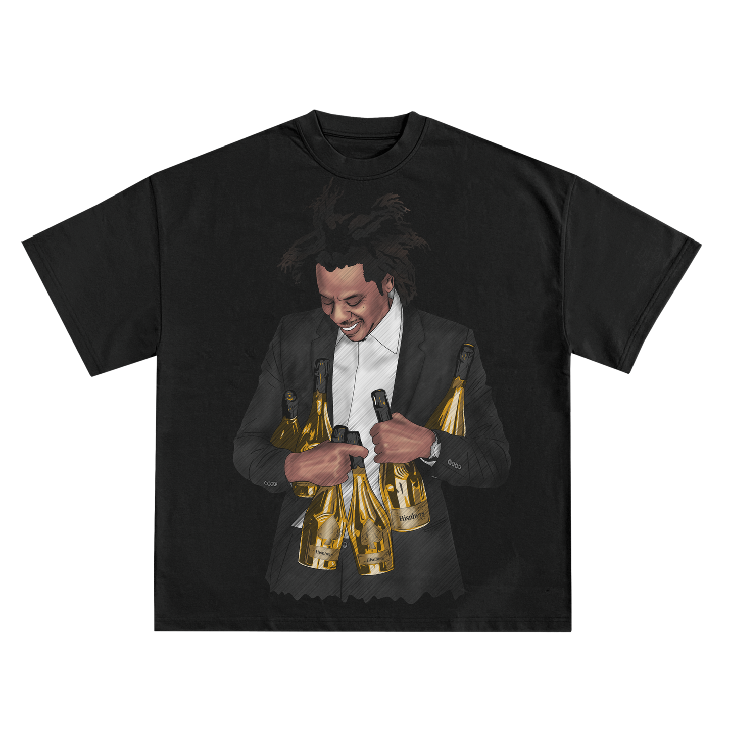 JAY-Z ‘ACE OF SPADE’S’ RELAXED FIT T-SHIRT IN BLACK OR WHITE