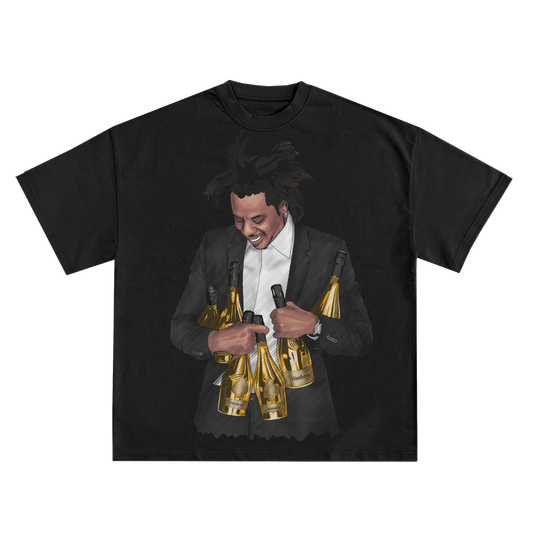 JAY-Z ‘ACE OF SPADE’S’ RELAXED FIT T-SHIRT IN BLACK OR WHITE