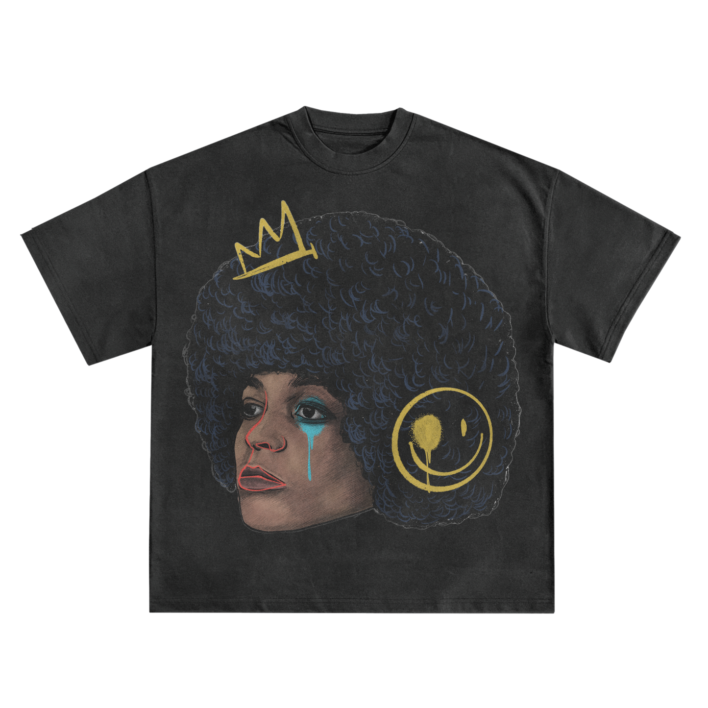 Angela Davis Oversized Shirt in Black or White