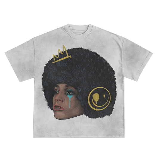 Angela Davis Oversized Shirt in Black or White