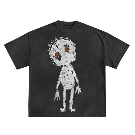 Kendrick Lamar Boogeyman Oversized Shirt in Black