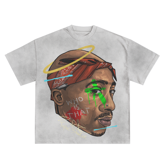Tupac (2pac) Thug Life Oversized Shirt in Black or White