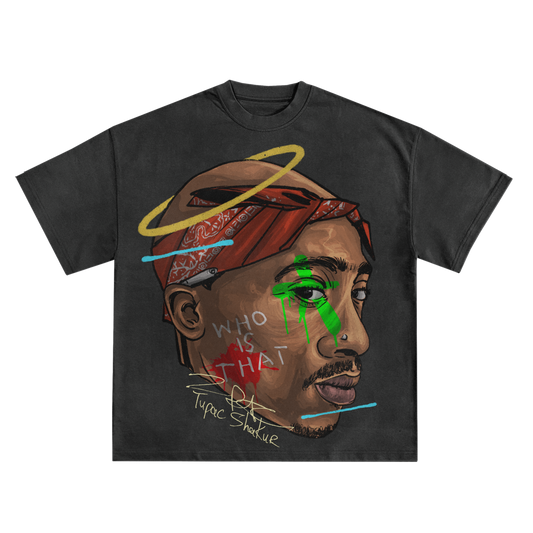 Tupac (2pac) Thug Life Oversized Shirt in Black or White