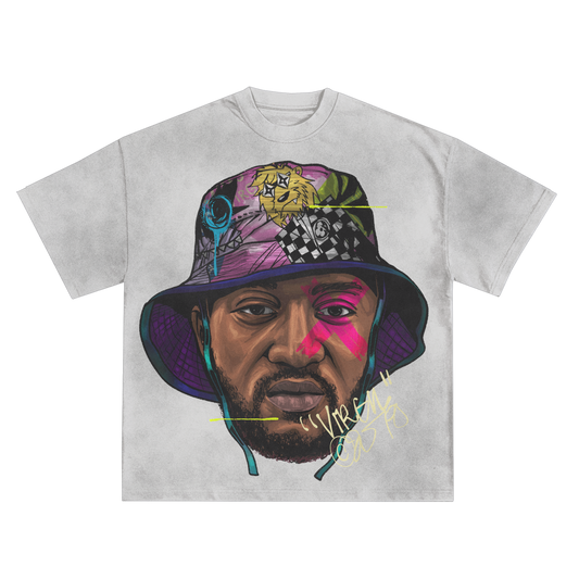 Virgil Abloh Bucket Hat Oversized Shirt in Black or White