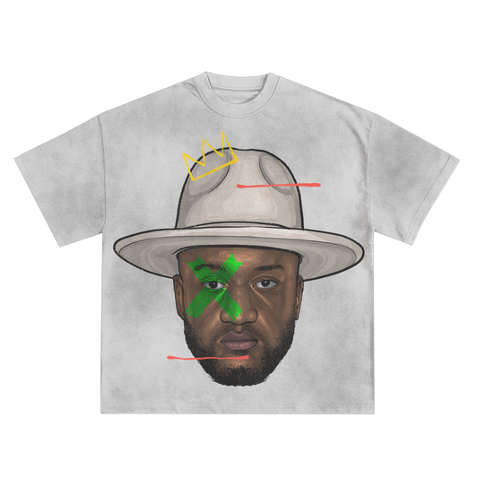 Virgil Abloh Fedora Oversized Shirt in Black or White