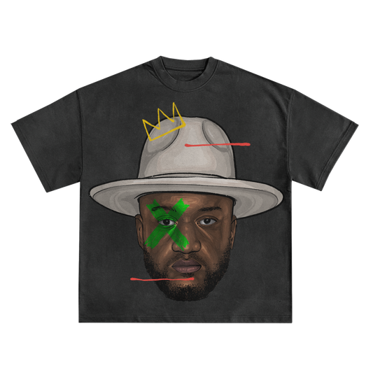 Virgil Abloh Fedora Oversized Shirt in Black or White