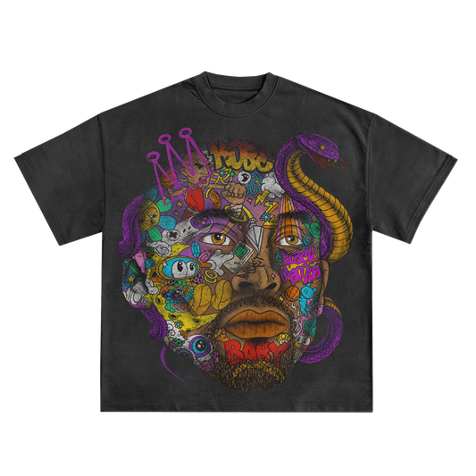 Kobe Bryant Black Mamba Oversized Shirt in Black or White