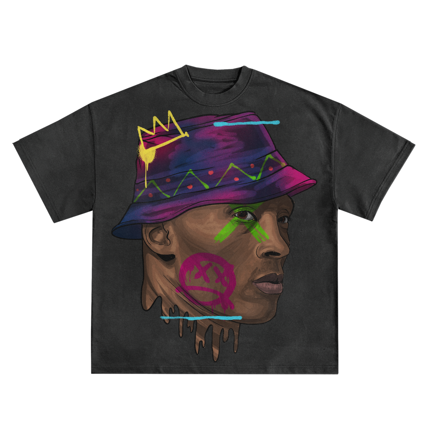 Kobe Bryant Bucket Hat Relaxed Fit T-Shirt in Black or White