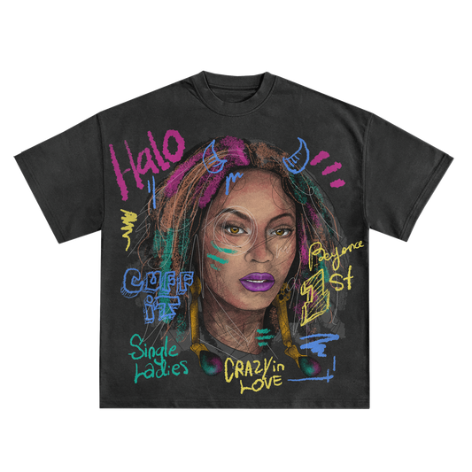 Beyonce Oversized Shirt in Black or White