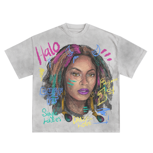 Beyonce Oversized Shirt in Black or White