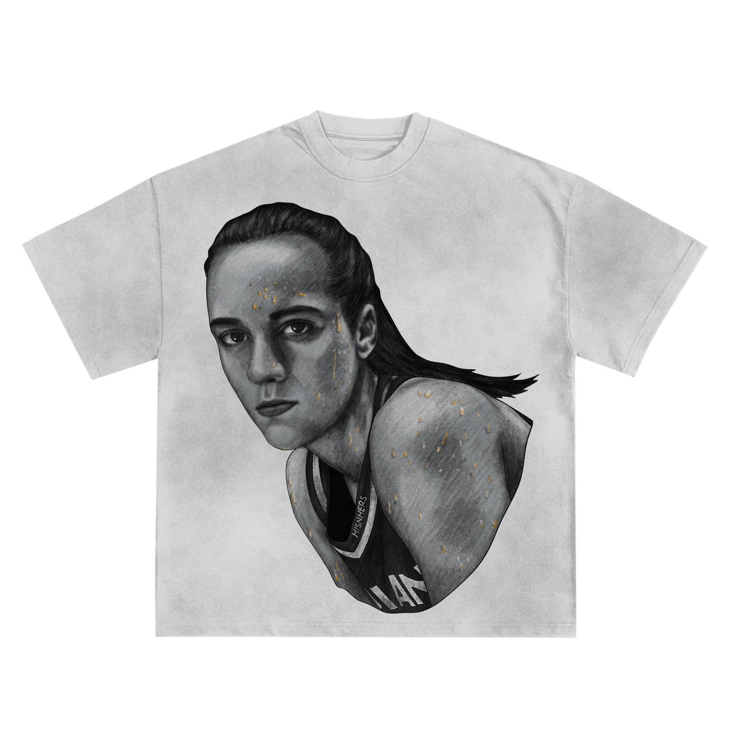 CAITLIN CLARK "GATORADE" SHIRT IN WHITE